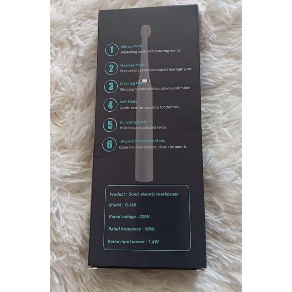 Electric Toothbrush, with 6 brushingmodes, Smart Timer and IPX7 Waterproof. - Picture 7 of 12